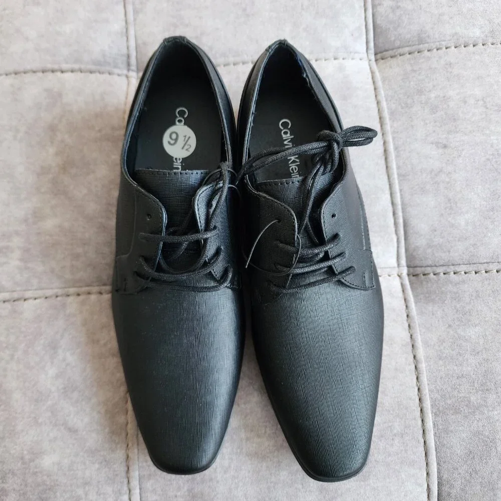 NEW Calvin Klein Men's Benton Leather Oxfords Size 9.5